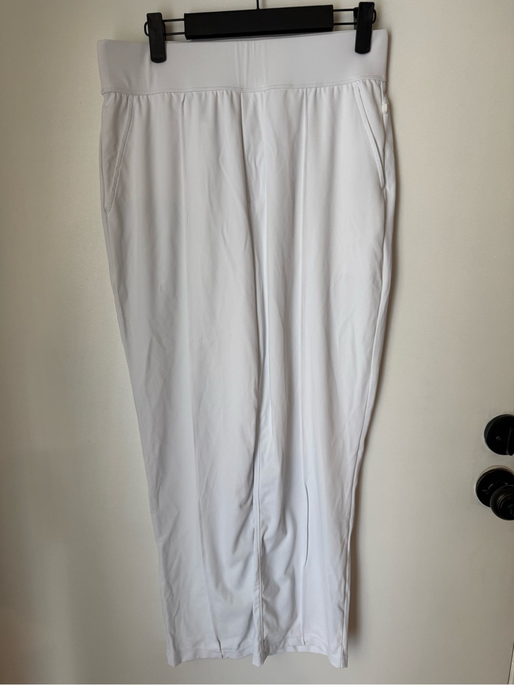 Halara White Pull-On Active Pants - Medium